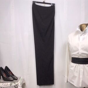 ‘Stretch’ Worthington Works Black Wide Leg Front Zip Front Pockets Sz.10